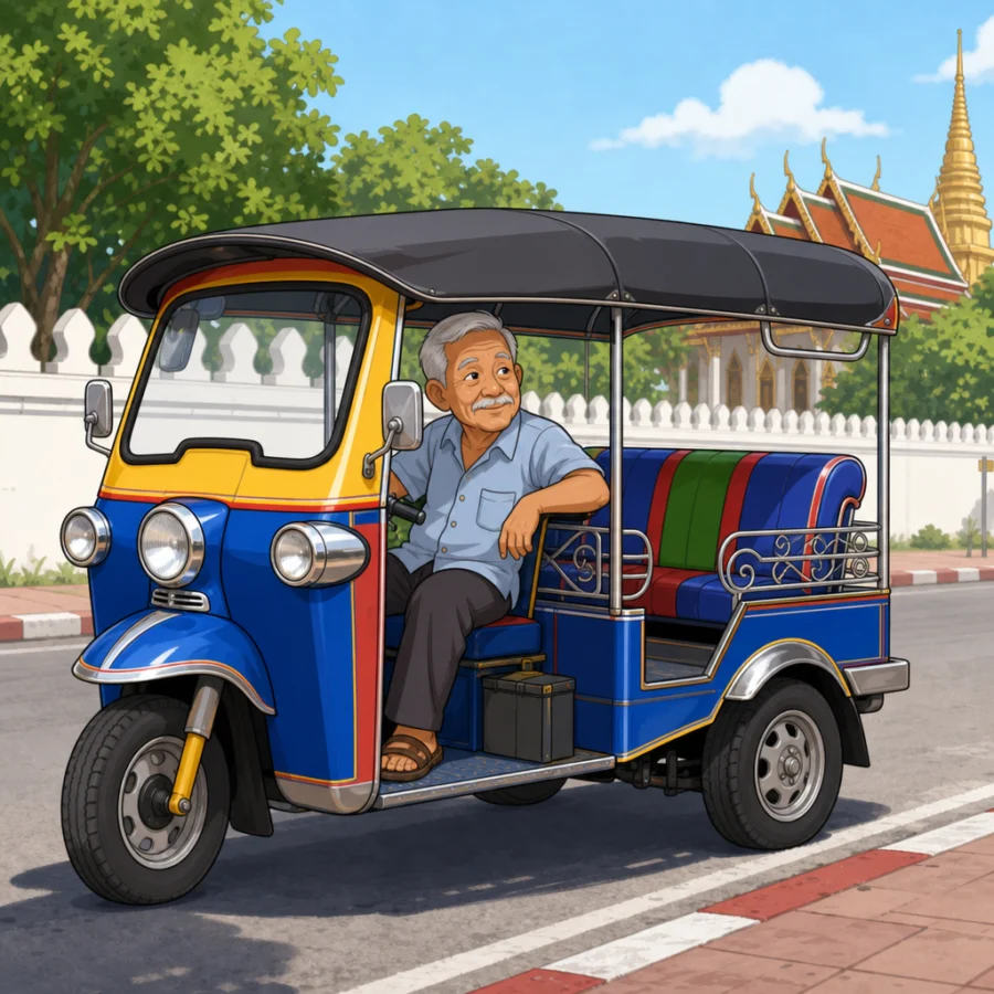 Lesson 1: Tuk-Tuks, Taxis & the Bangkok Hustle